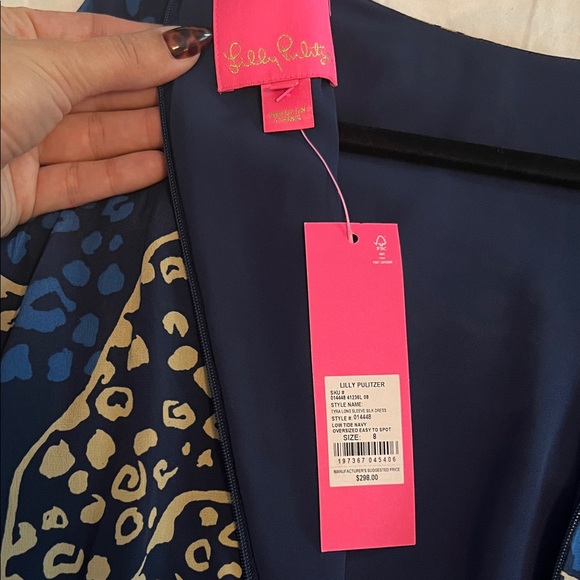 Lilly Pulitzer Navy low Tide Print - Picture 4 of 5